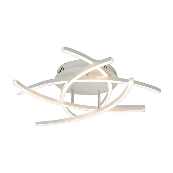 Personality Lines LED Dimmable with Remote Control Modern Ceiling Light Fixture - Image 15