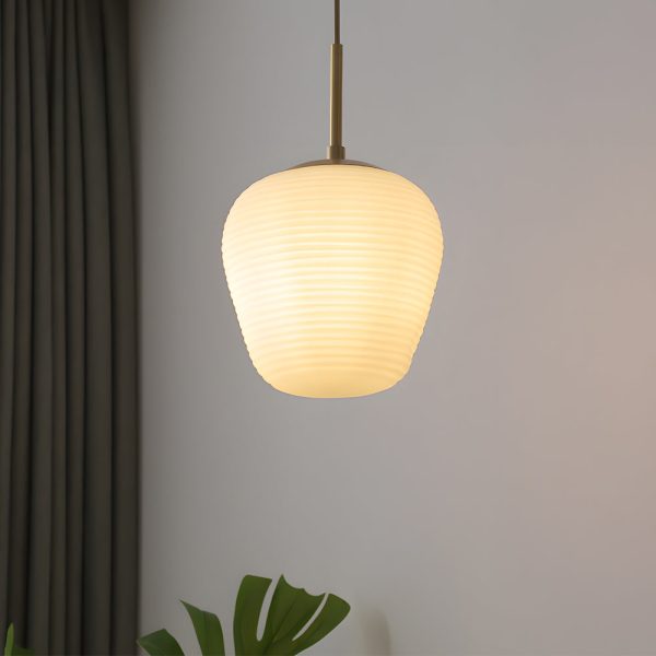 Rituals White Glass Pendant Light - Image 2