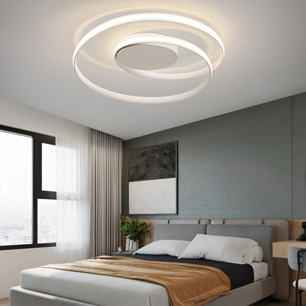 Circular Stepless Dimming LED Modern Ceiling Lights Flush Mount Lighting - Image 4