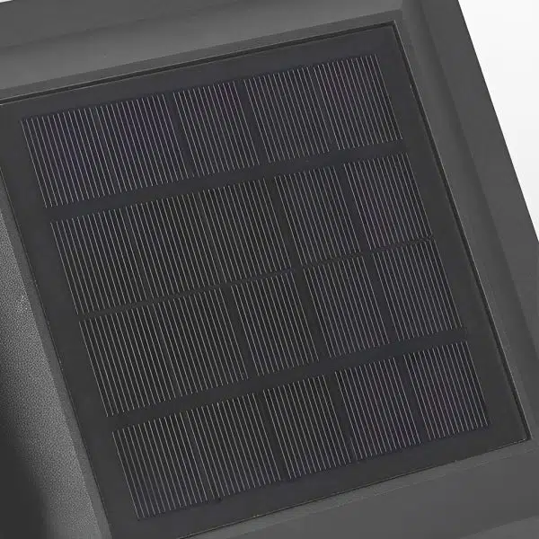 Outdoor Waterproof 3 Step Dimming Black Modern Solar Fence Post Lights - Image 5