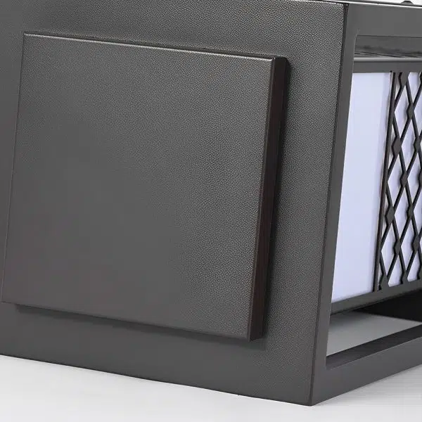 Retro Lantern Waterproof LED Black Modern Outdoor Lawn Lamp Solar Lights - Image 5