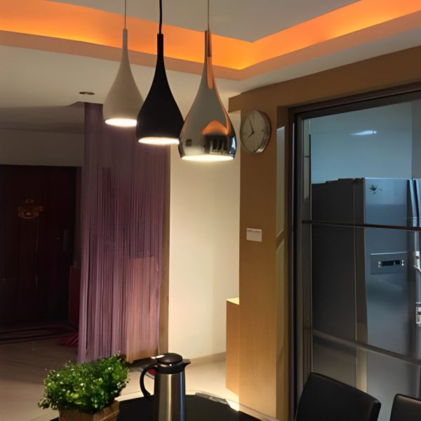 Minimalist Creative Aluminum Post-modern Chandelier Pendant Lighting - Image 5