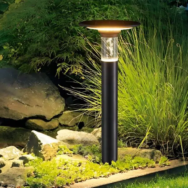 Solar Path Lights with Innovative Round Top Disk Down Lighting and Bubble Design - Image 2