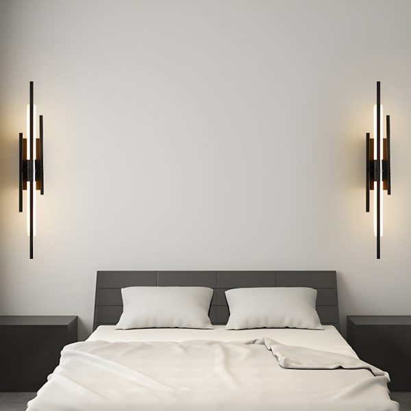 Long Strips Grille Iron Acrylic Simple Modern LED Wall Light Fixture - Image 7