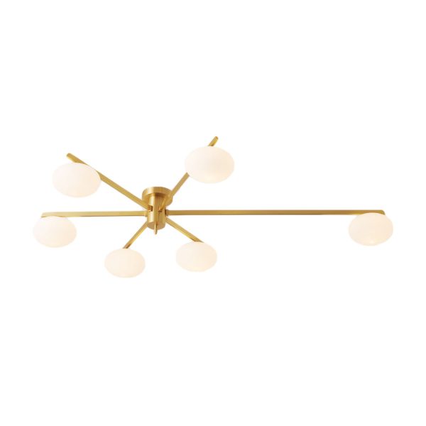 3/5/6-Light Semi Flush Mount Jasper Ceiling Lamp - Image 15