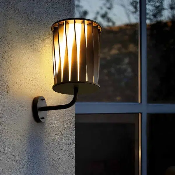 Creative Twisted Waterproof LED Modern Outdoor Wall Lamp Plug in Wall Lights - Image 5