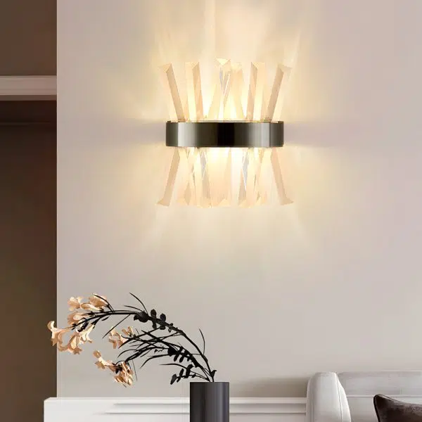 Creative Crystal Strips Luxury up and down Lighting Nordic Wall Lamp - Image 4