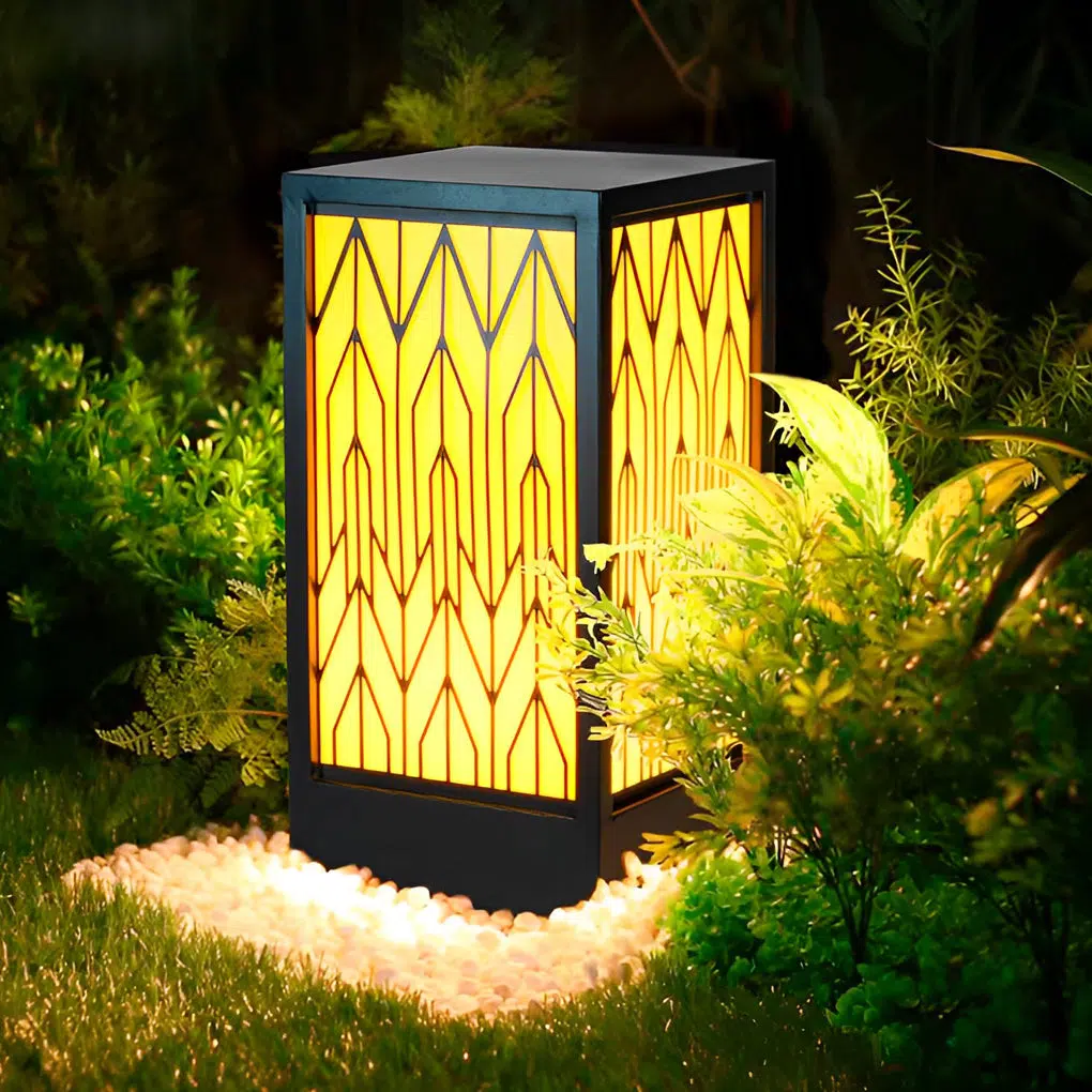 6-9c64cf74-5131-40d6-88b6-0823c27faa5e.jpg Waterproof LED Black Yard Decor Retro Lawn Lamp Outdoor Landscape Lighting - Image 1