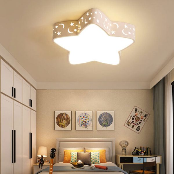 Cartoon Creative Star Shape LED Flush Mount Ceiling Light - Image 16