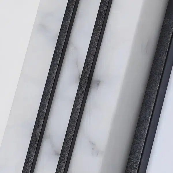 Minimalist Resin Waterproof LED Black Modern Outdoor Wall Light Fixture - Image 5