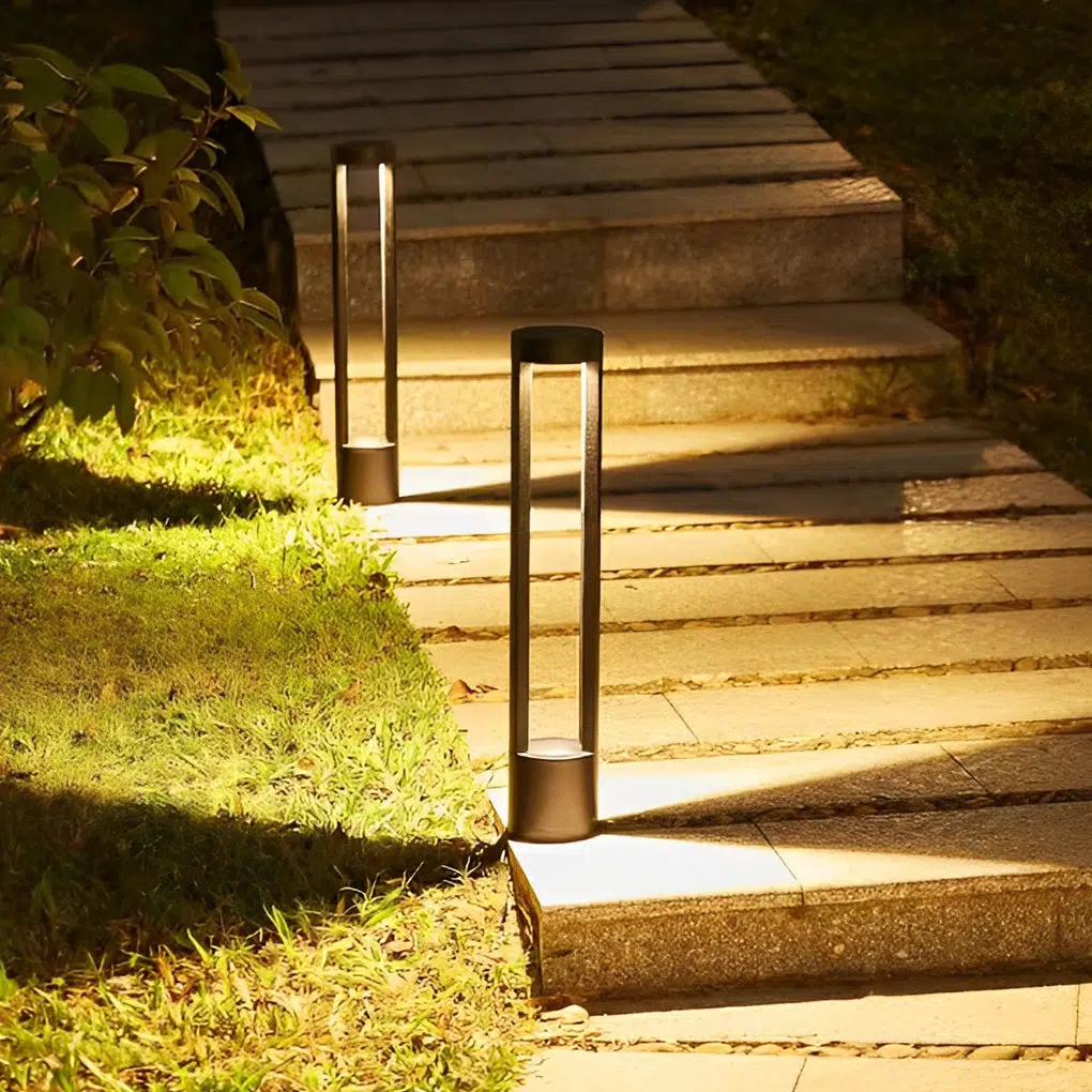 6-a5280fee-cf04-474b-84e4-d93868762a1e.jpg Round Waterproof IP65 LED Aluminum Black Modern Outdoor Pathway Lights - Image 1