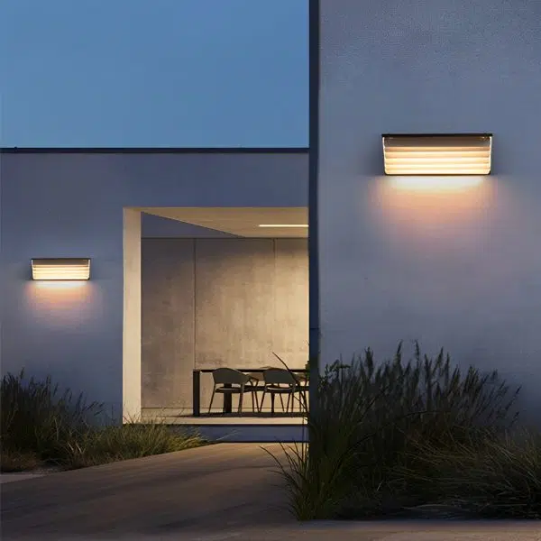Creative Waterproof LED Modern Outdoor Wall Lamp Wall Sconce Lighting - Image 5
