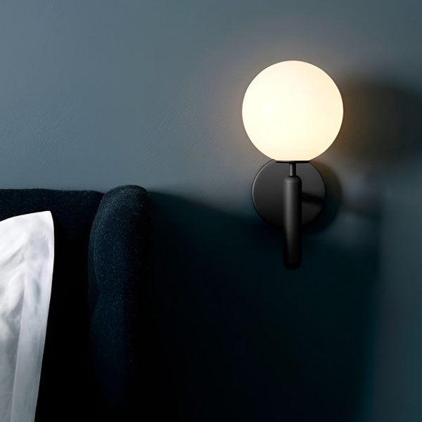 Glass Ball Shaped 5W LED Nordic Wall Lamp Wall Sconce Lighting - Image 3