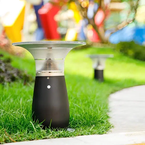 Efficient 3.5W Solar LED Path Downlights 360?? Modern Black Landscape Lighting - Image 6