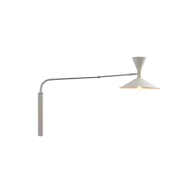 Marseille Swing Arm Wall Lamp Adjustable Long Metal Arm Trumpet Sconce - Image 14