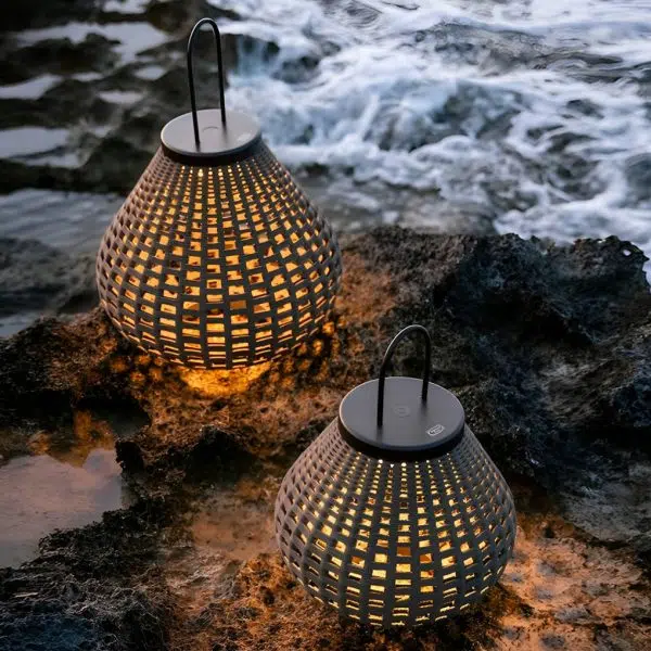 Portable Creative Rattan Waterproof LED Modern Outdoor Lights Lawn Lamp - Image 5