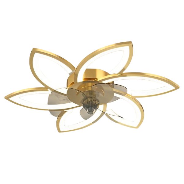 Flower Smart Silent Stepless Dimming LED Modern Ceiling Fan Light - Image 17