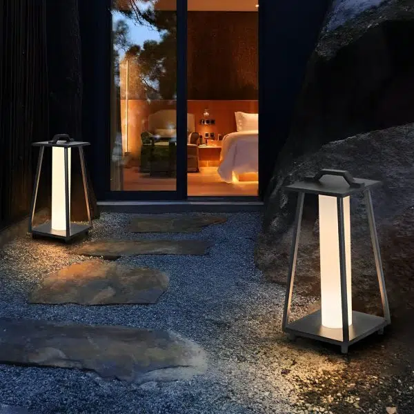 Portable Waterproof LED Removable Black Modern Outdoor Floor Lamp - Image 4