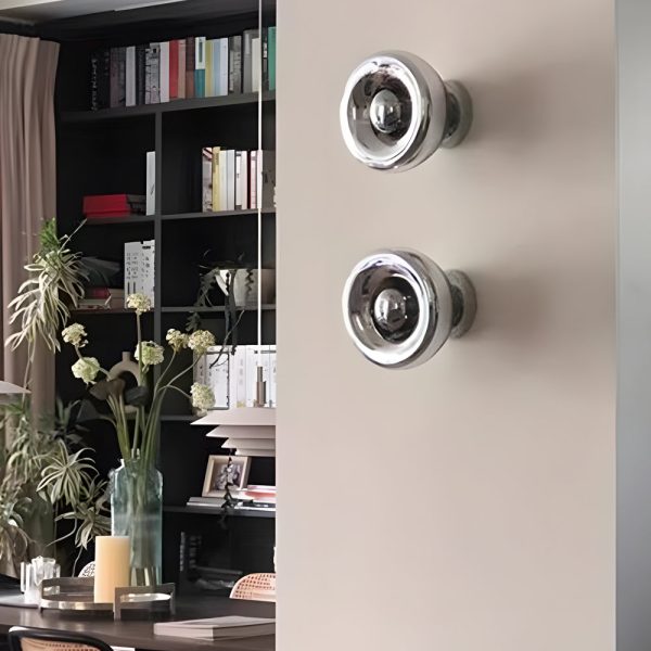 Round Glass Lava Luxury Creative Art Indoor Modern Wall Light Fixture - Image 5