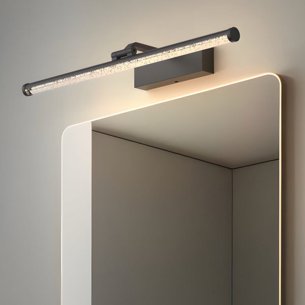 Rotatable Seeded Acrylic LED Bathroom Vanity Light Dimmable Modern Bath Bar - Image 4