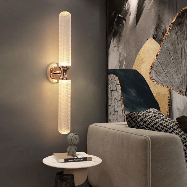 Minimalist Strip Three Step Dimming Light LED Modern Wall Sconces Lighting - Image 3