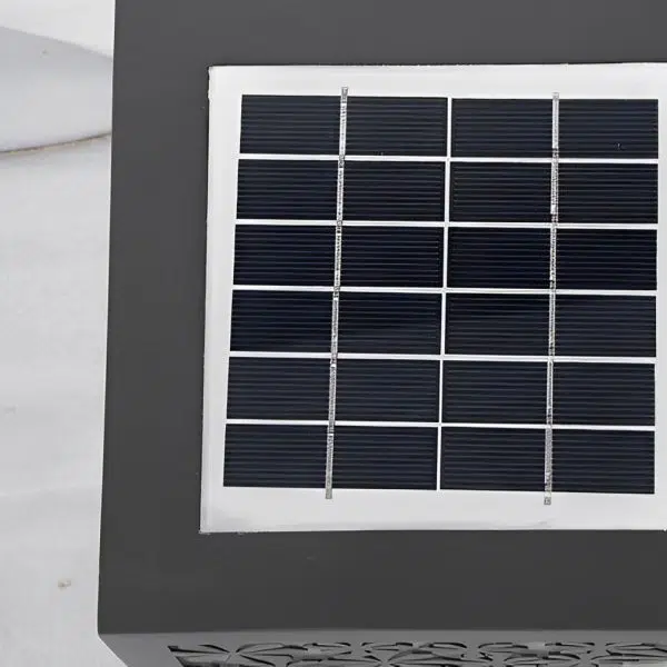 Snowflakes Decor LED Waterproof Black Modern Solar Outdoor Lawn Lamp - Image 4