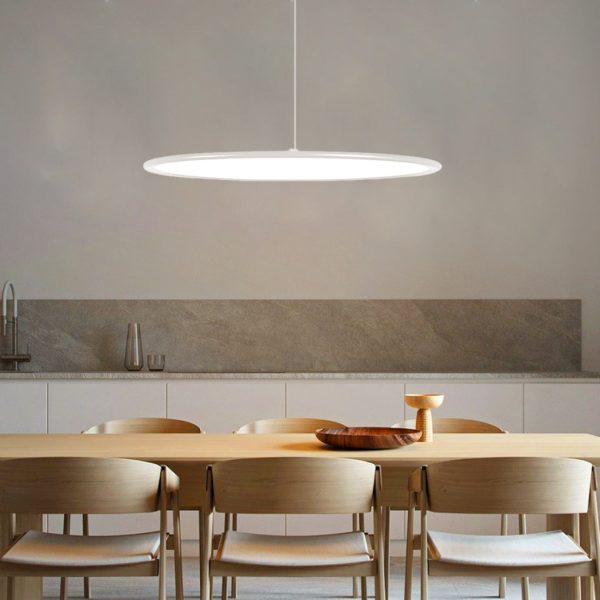 Minimalist Modern Circle Linear Industrial Pendant Lighting - Image 4