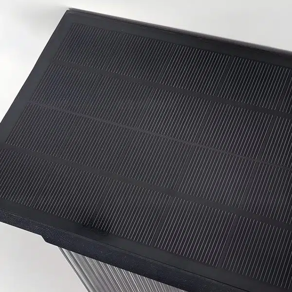 Black Rectangular Transparent Acrylic LED Outdoor Wall Lights - Image 5