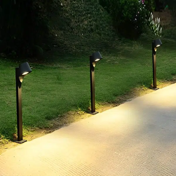 Minimalist Waterproof LED 10w Black Modern Outdoor Pathway Lights - Image 2