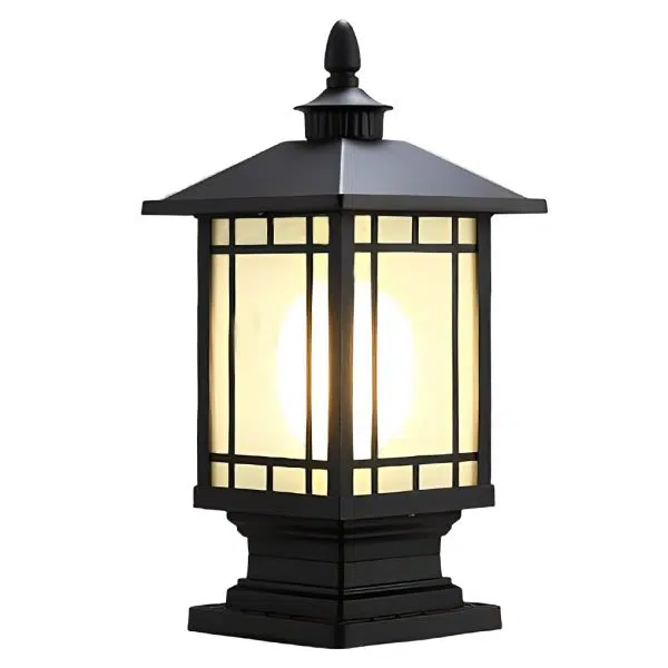 Retro Creative Waterproof Modern Outdoor Fence Post Lights Pillar Lamp - Image 15