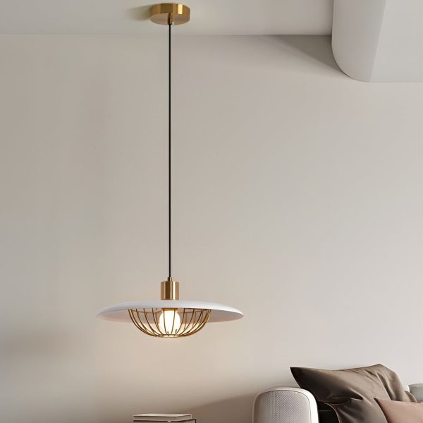 Creative Circular Electroplated Three Step Dimming Nordic Pendant Lighting - Image 6