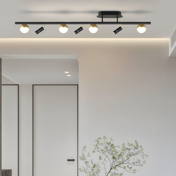 Long Strip 5/7 Lights LED Three Step Dimming Modern Ceiling Spotlights - Image 2