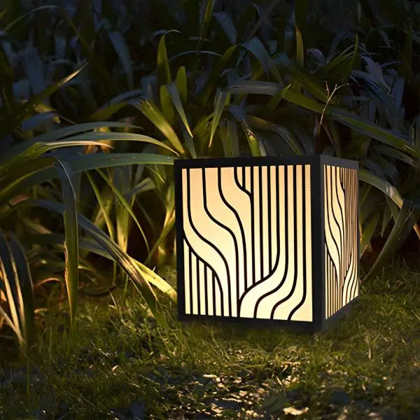 Square Creative LED Waterproof Modern Outdoor Fence Post Lights Pillar Light - Image 5