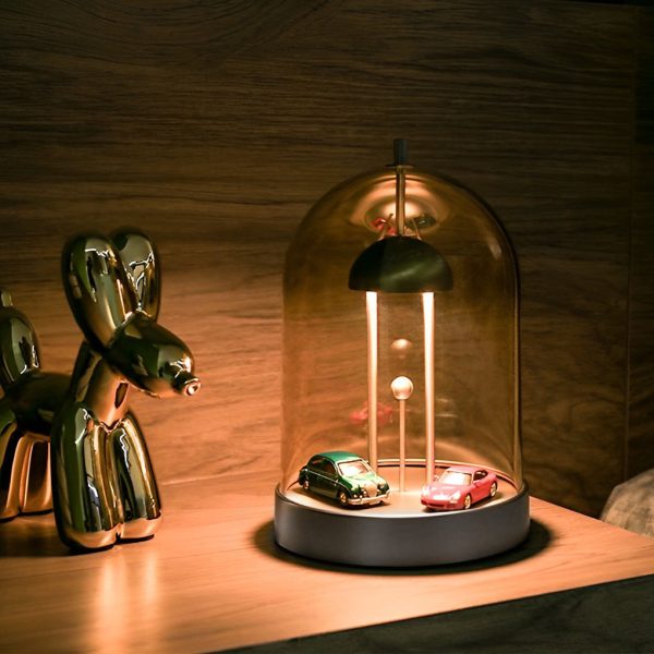 DIY Dome Detachable Smoked Glass Table Ambient Lamp - Image 2