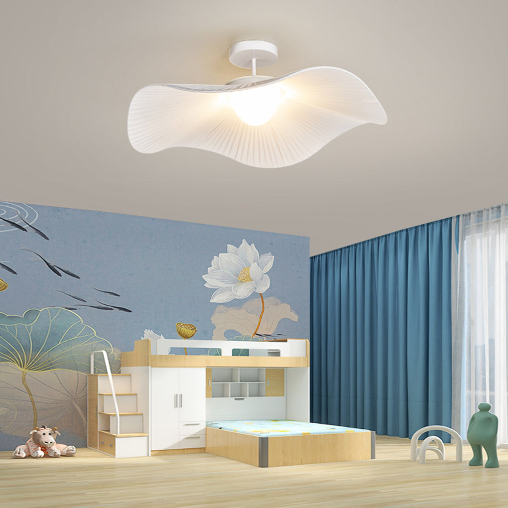 6-e1637616-7fc8-4592-b2af-20c6c0d99ee7.jpg Pleated Fabric Hats Flowers Three Step Dimming Modern Ceiling Lights - Image 1