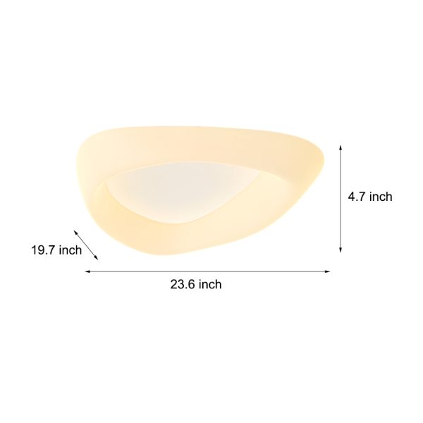 Creative Cobblestone LED Three Step Dimming Modern Ceiling Lights Fixture - Image 5