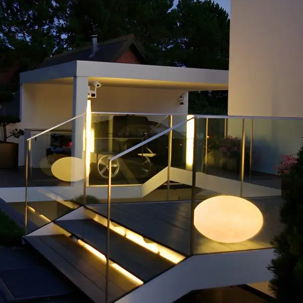 Resin Cobblestone LED Lawn Light Modern Waterproof Outdoor Landscape Lamp - Image 6