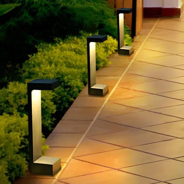 Contemporary Rectangular COB Pathway Lights Waterproof Outdoor Garden Illumination - Image 2