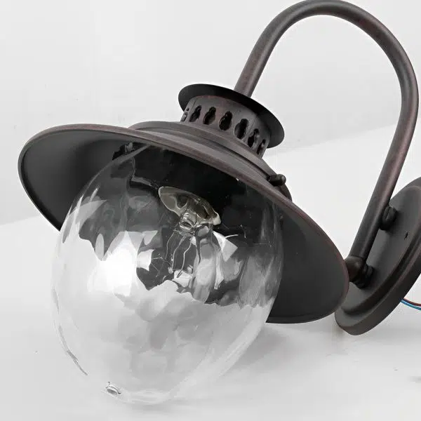 Creative Glass Metal LED Waterproof Modern Outdoor Wall Lamp Wall Sconce Lighting - Image 6