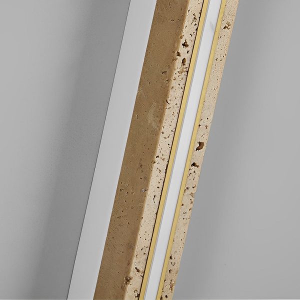 Strip Yellow Travertine LED Dimmable Wabi-Sabi Japanese-Style Wall Lamp - Image 5