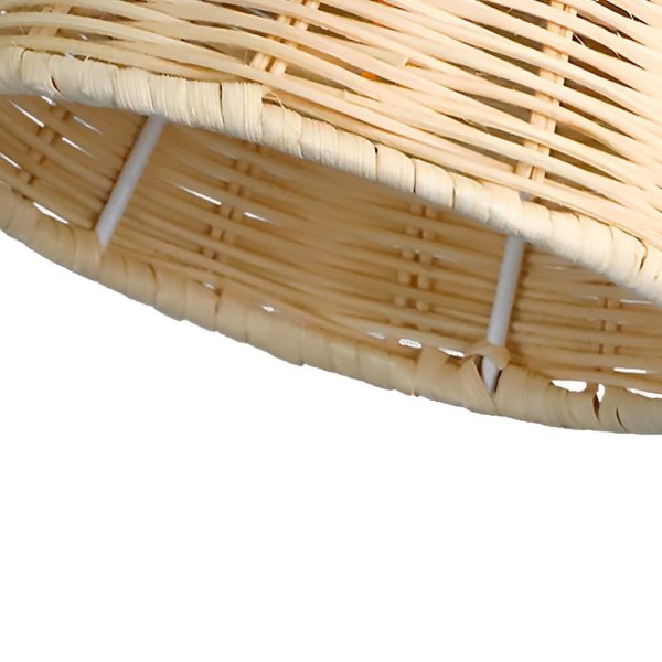 Minimalist Rattan Hand-woven 360?? Adjustable Japanese-style Wall Lamp - Image 6