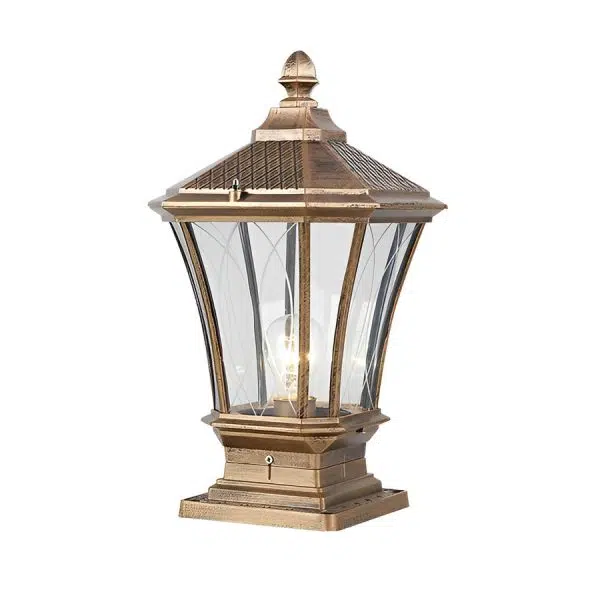 Vintage Waterproof LED Retro Solar Fence Post Lights With Remote Control - Image 13