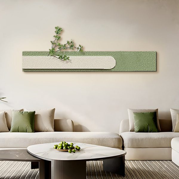 Rectangular Three-Dimensional Sandstone USB Remote LED Wall Lamp Painting - Image 3