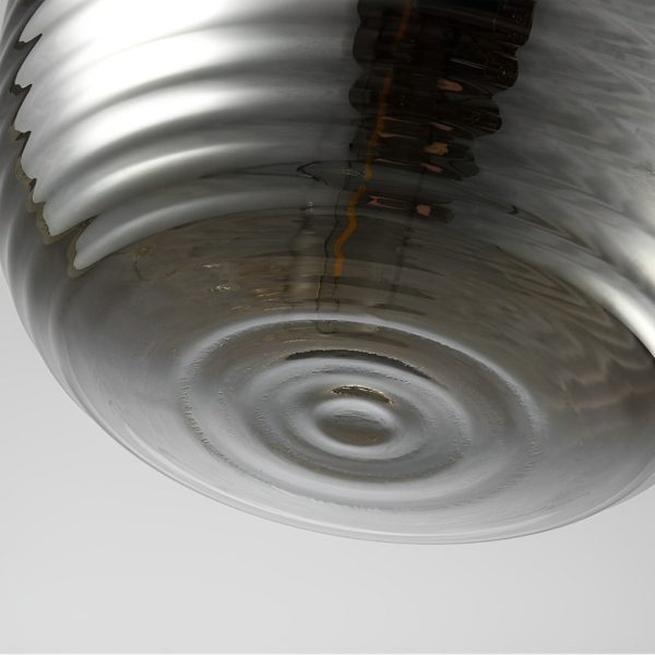 Creative Screw Thread Glass Spiral LED Post-Modern Pendant Lights Chandelier - Image 5