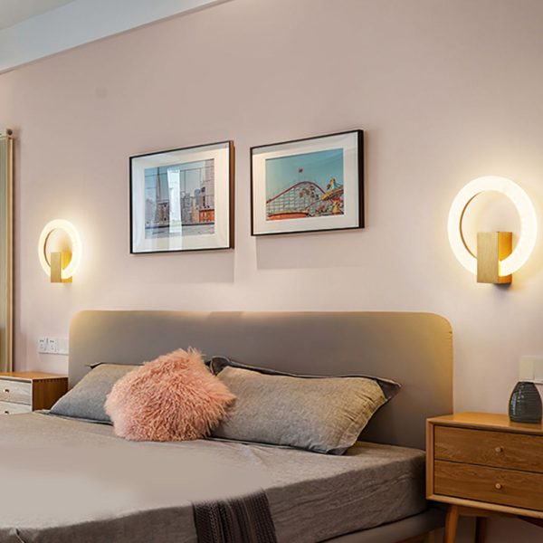 Circle Dimmable LED Modern Wall Sconce Lighting Wall Lamp Wall Light Fixture - Image 7