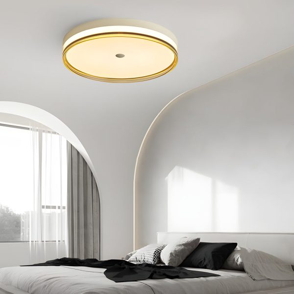 Modern Round Acrylic LED Flush Mount Ceiling Light - Image 4