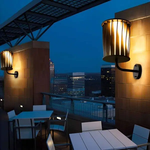 Creative Twisted Waterproof LED Modern Outdoor Wall Lamp Plug in Wall Lights - Image 6