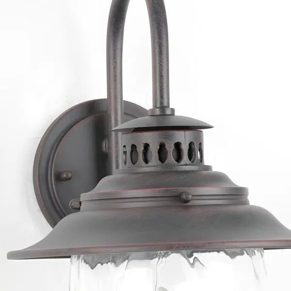 Creative Glass Metal LED Waterproof Modern Outdoor Wall Lamp Wall Sconce Lighting - Image 7