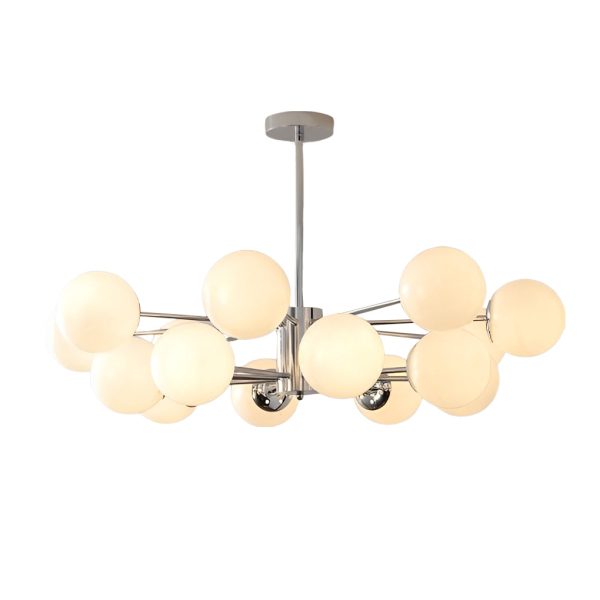 Molecular Lights Three Step Dimming Plating Glass Modern Chandeliers - Image 15