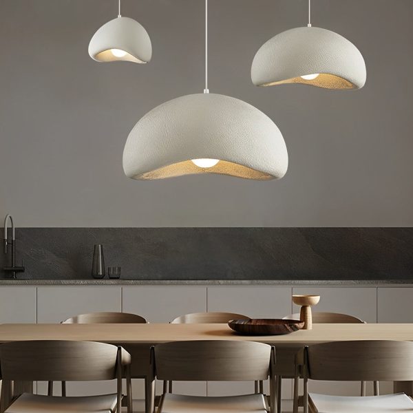 Creative Clouds Donuts Shape LED Semicircle Asian Style Chandelier Light - Image 3